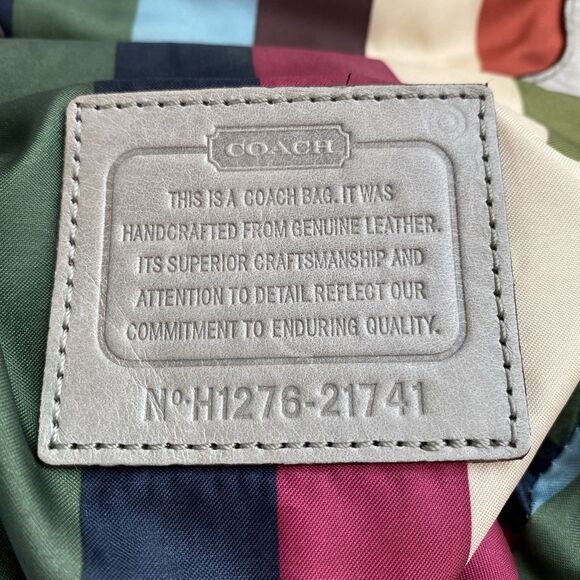 Coach Limited Edition Blue/ Pink/ Gray Mini Willis Legacy 21741 Crossbody Bag - Picture 15 of 16